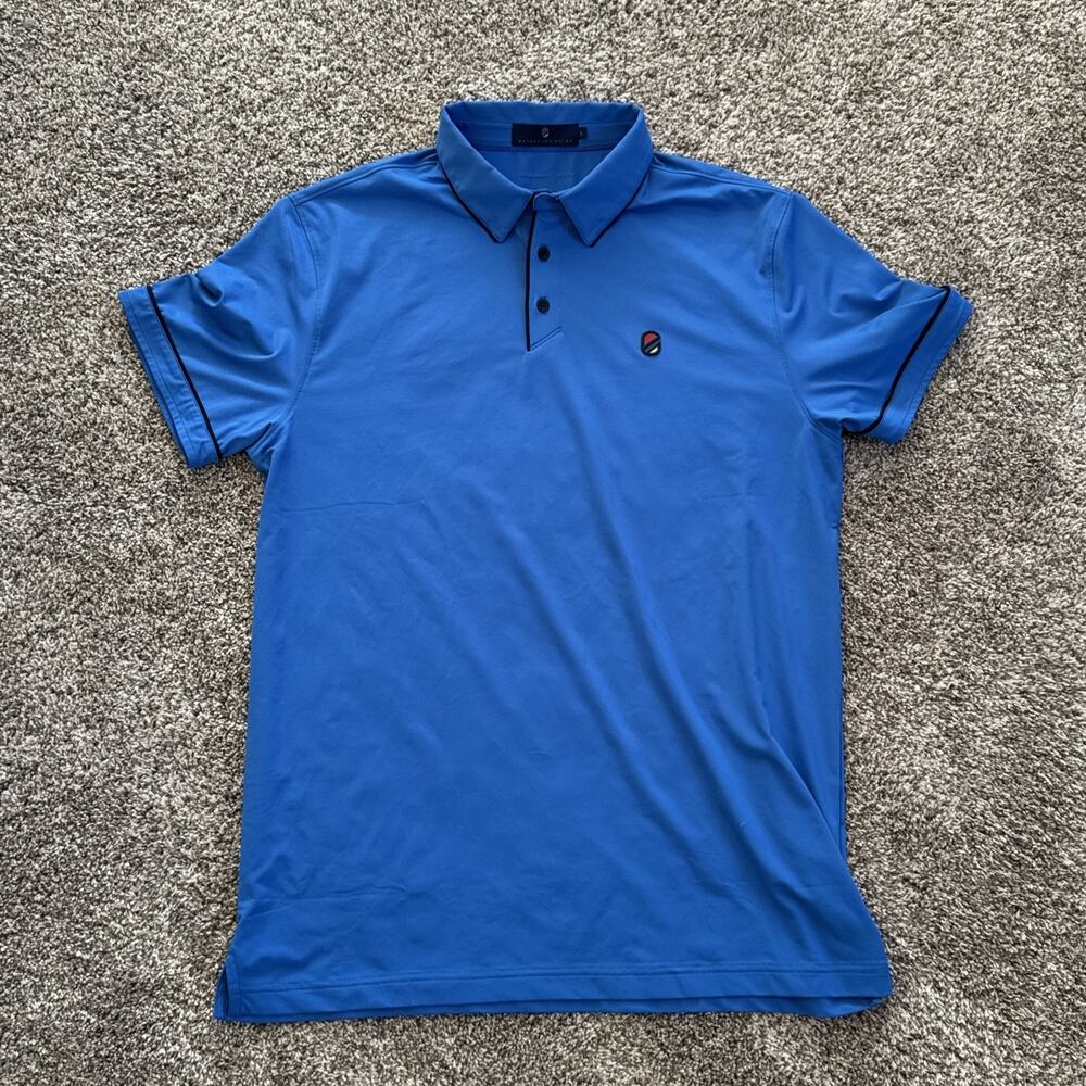 Extracurricular Golf Blue Polo Shirt Mens Sz Large L
